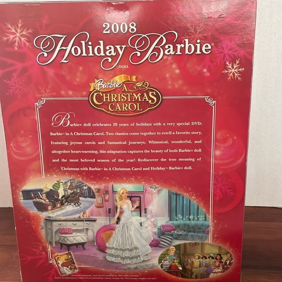 2008 Holiday Barbie 20th Anniversary Edition NIB Mint Condition - Picture 4 of 10